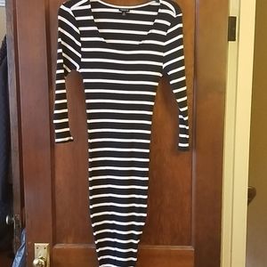 Black and white dress